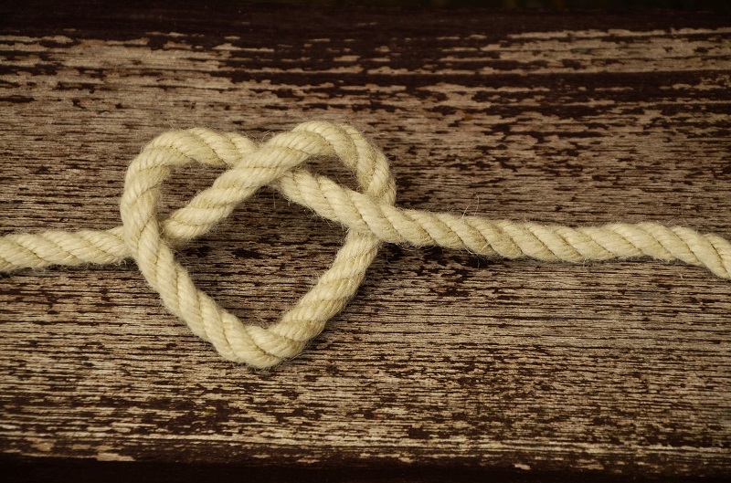 Tips For Lowering Cholesterol Naturally a Rope In the Shape of a Heart