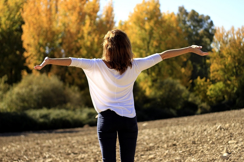 Tips To Increase Self-Control Woman Standing with Her Arms Out