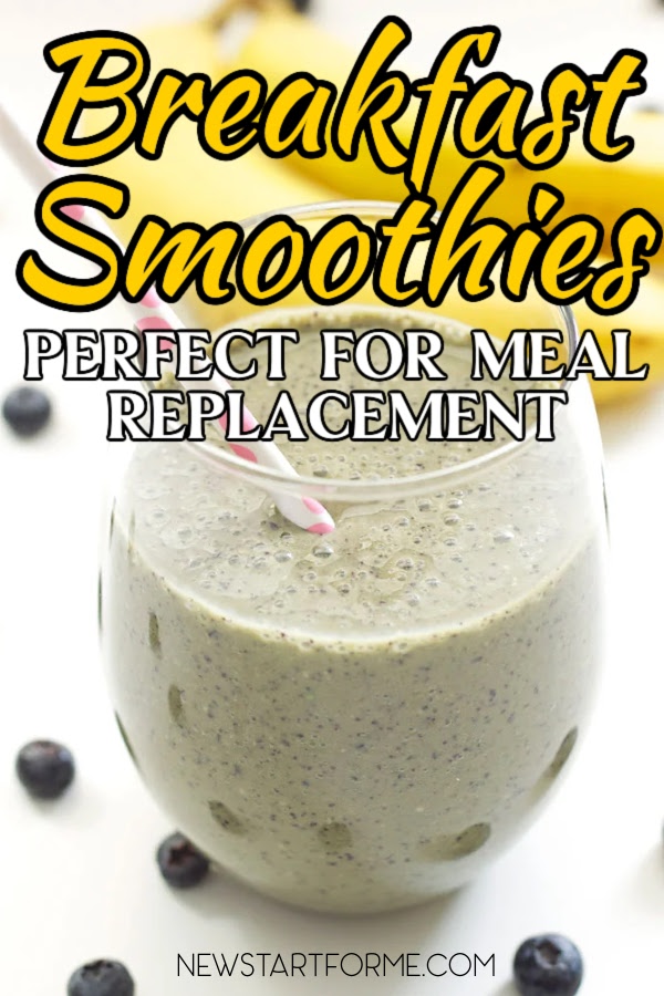 Enjoy the best healthy breakfast smoothies for meal replacement so that you can start your day off on the best foot possible.