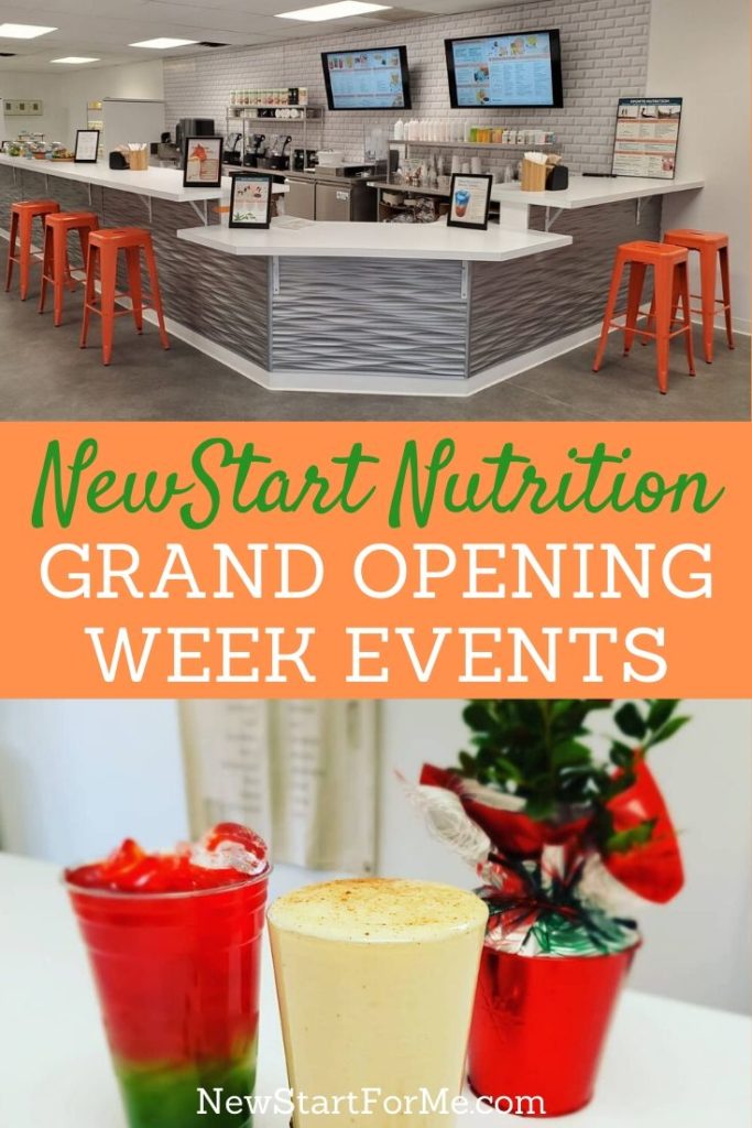 Join us for the NewStart Nutrition Grand Opening Week event to discover the power of nutrition, health, and local businesses.