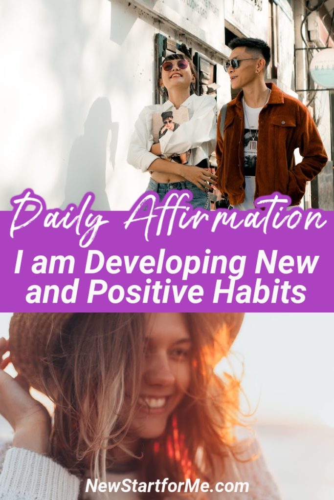 Speaking your words out loud is a powerful part of creating new and positive lifestyle habits. This affirmation can be the first step to new habits today!