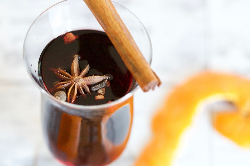 Holiday Tea Recipes Cup of Tea with Star Anise and Cinnamon