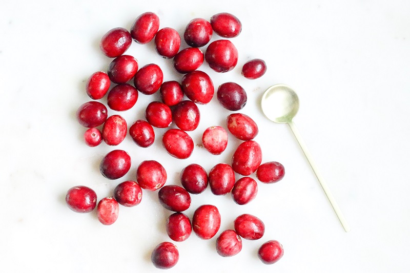 Cranberry Tea Recipes Cranberries on a White Table