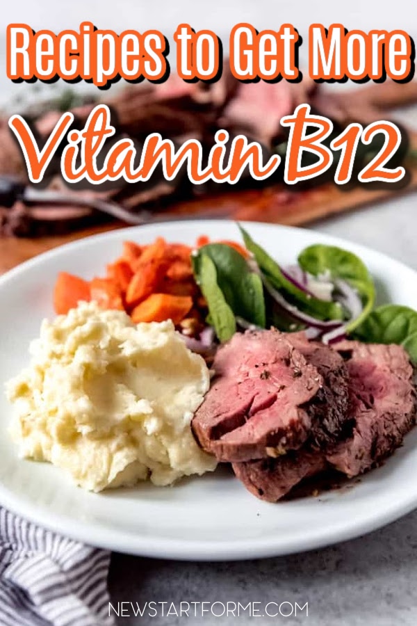 Recipes with Vitamin B12 do a lot for your body like improving memory, aiding red blood cell formation, and giving you more energy.