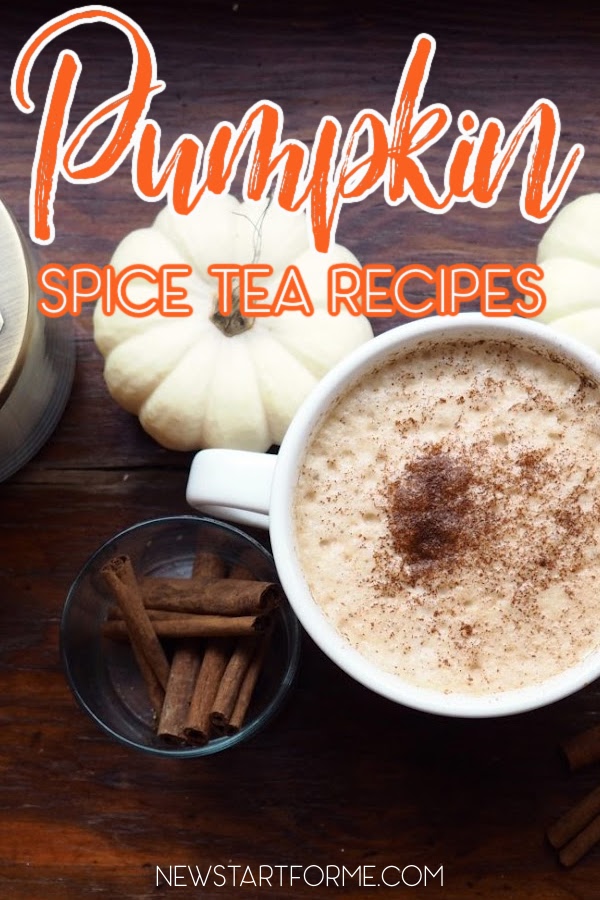 Pumpkin spice tea recipes are the perfectly healthy way to enjoy the flavors of fall and winter in a familiar way.