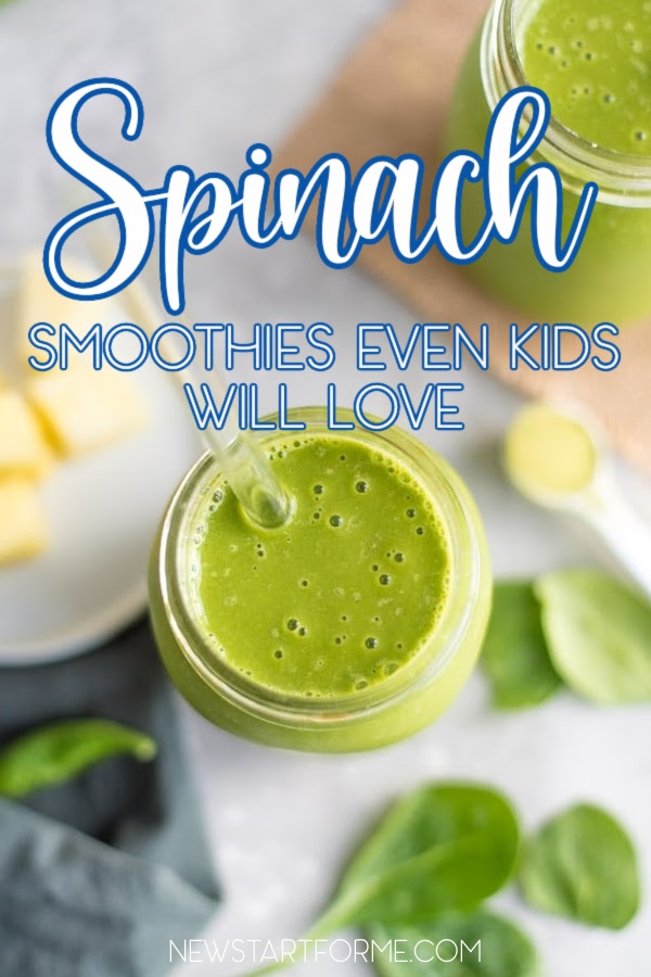 Feeding your kids or even yourself spinach is easier when you don’t have to fight the taste and that is when smoothie recipes with spinach could help.
