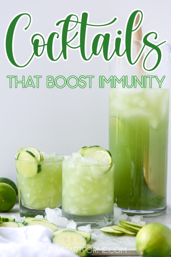 Immune boosting cocktail recipes do exist and they can give you a health boost while also being the perfect party recipes.