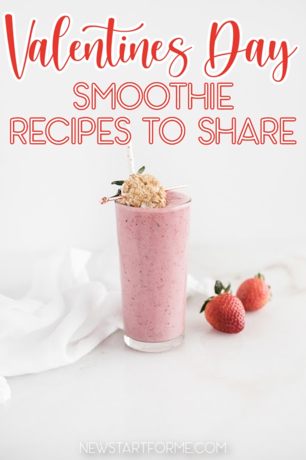 Valentine’s Day smoothie recipes are easy to get that sweetness we want without all of the unhealthy stuff like usual.