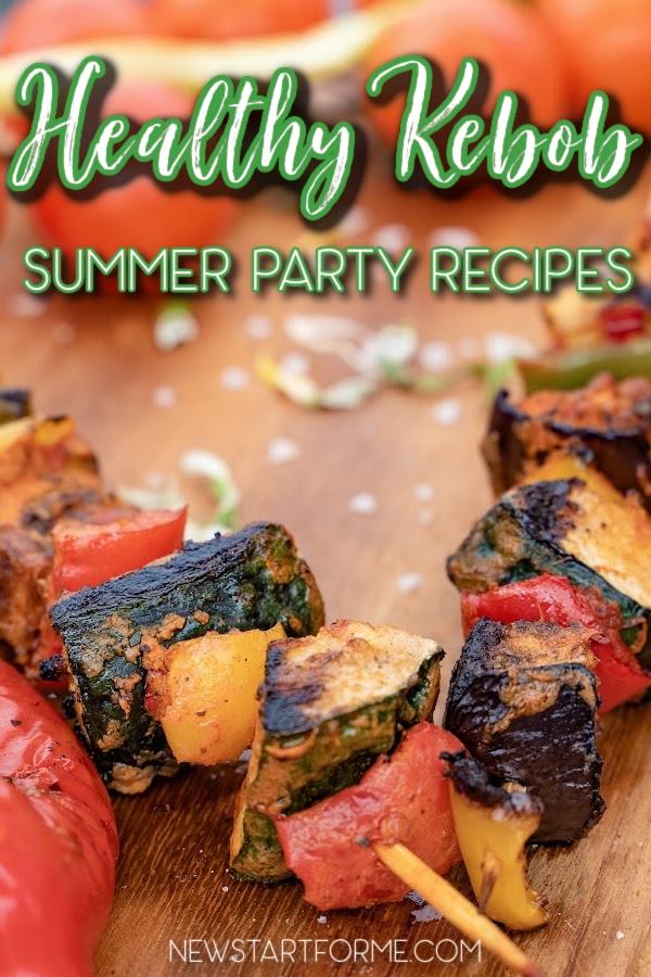 Healthy kebob recipes for summer barbecue fun! Stay close to your goals, and score high on flavor and variety with these summer kebob recipes.
