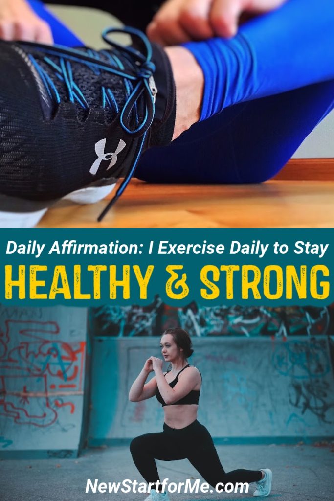 You are working hard to reach your goals and exercise daily to stay healthy and strong! NewStart Daily Affirmations are a gamechanger, on the blog or email.