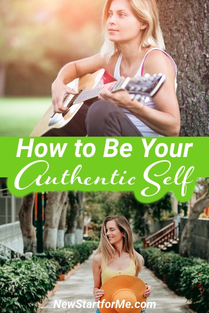 You can answer this question, how to be your authentic self by defining yourself, to yourself, and living up to that idea more often than not.