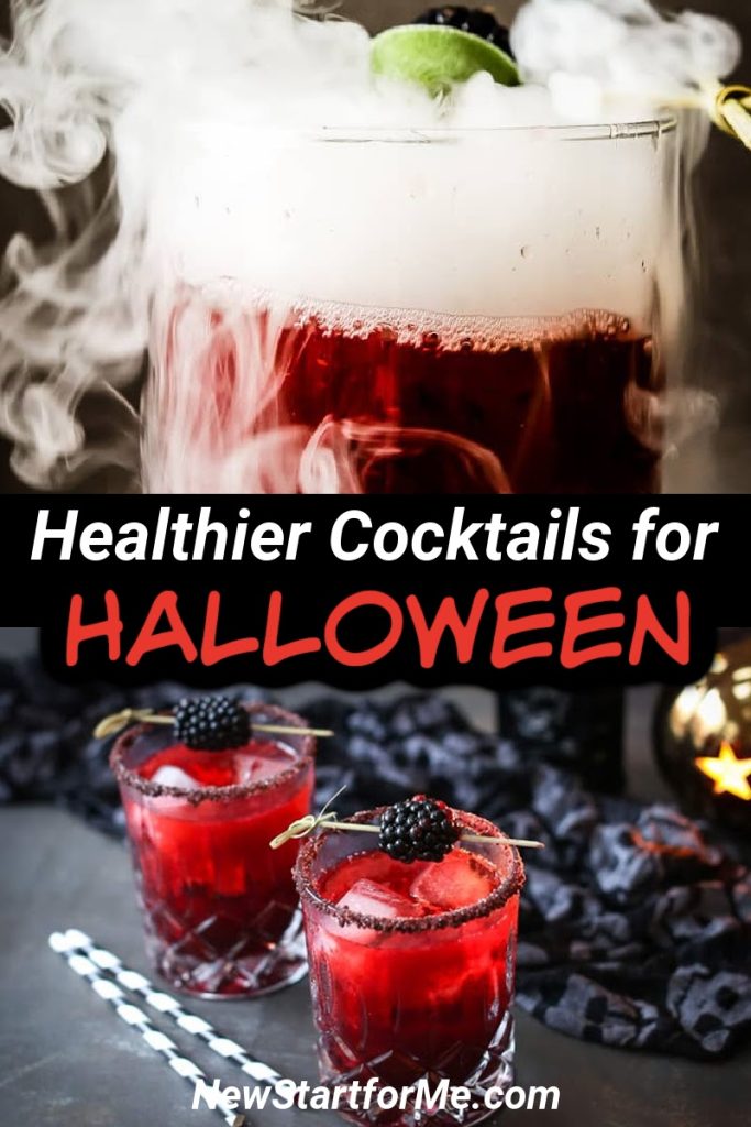 Healthier Halloween cocktails make for a healthier Halloween party that is still frightfully fun and horrifically exciting.