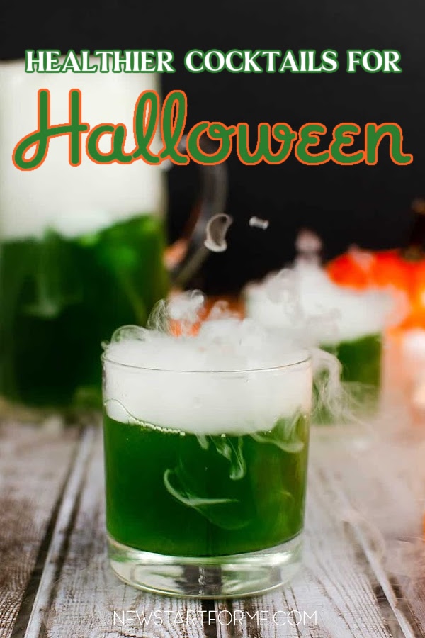 Healthier Halloween cocktails make for a healthier Halloween party that is still frightfully fun and horrifically exciting.