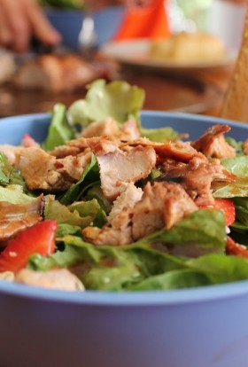 You can use healthy salad recipes with chicken as weight loss recipes, healthy recipes to-go, or as easy meal modifications when everyone else is eating something higher in calories. Green Salad Recipes with Chicken | Summer Grilled Chicken Salad Recipes | Hearty Salads with Chicken | Salad with Chicken Breast | Salad with Chicken and Avocado