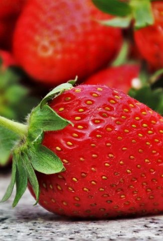 Food Cravings Healthy Options and Ideas Close Up of Strawberries